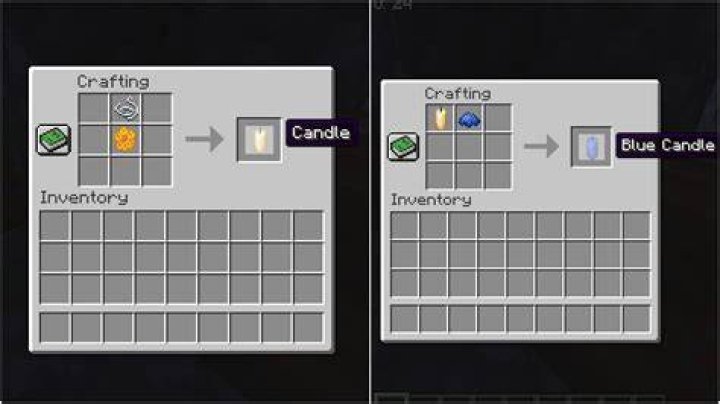 How do you craft candles in minecraft