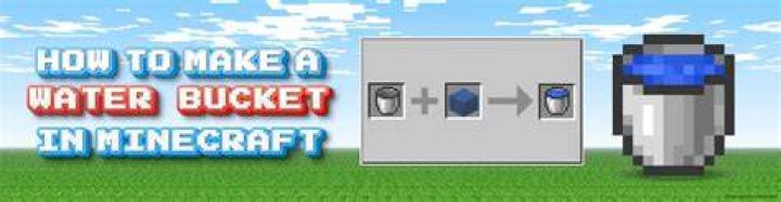 How do you make bucket in minecraft