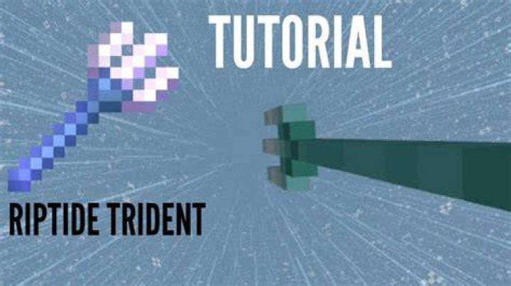 How do you use riptide in minecraft