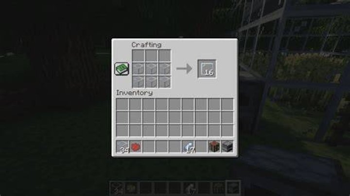How to craft a window in minecraft