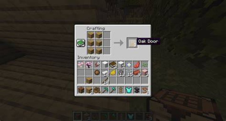 How to create a door in minecraft