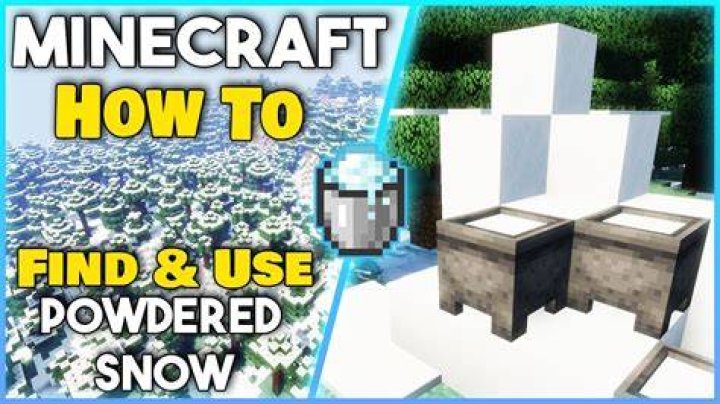 How to find powdered snow in minecraft