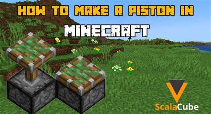 How to get a piston in minecraft