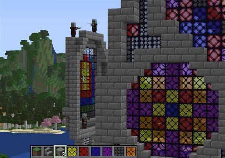 How to get stained glass in minecraft