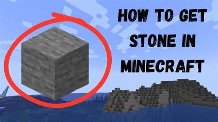 How to get stone in minecraft survival