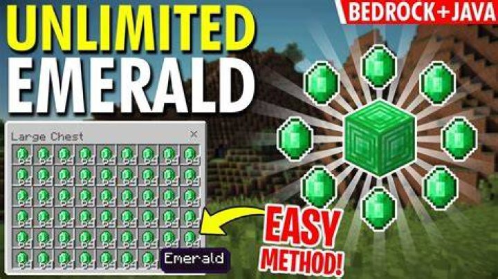 How to get unlimited emeralds in minecraft