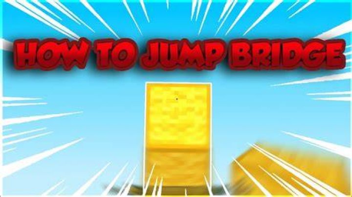 How to jump bridge in minecraft bedrock