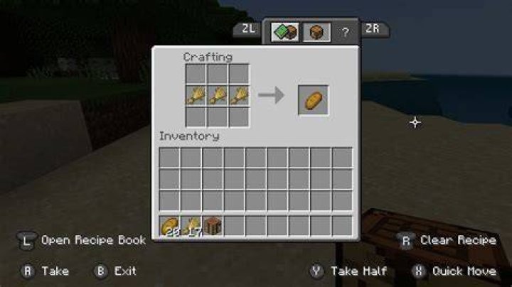 How to make a bread in minecraft