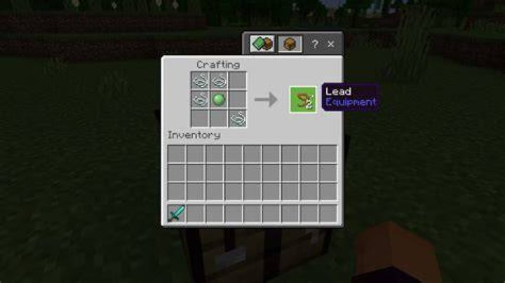 How to make a minecraft leash