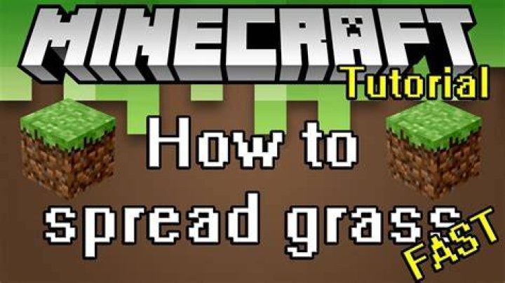 How to make grass spread faster minecraft