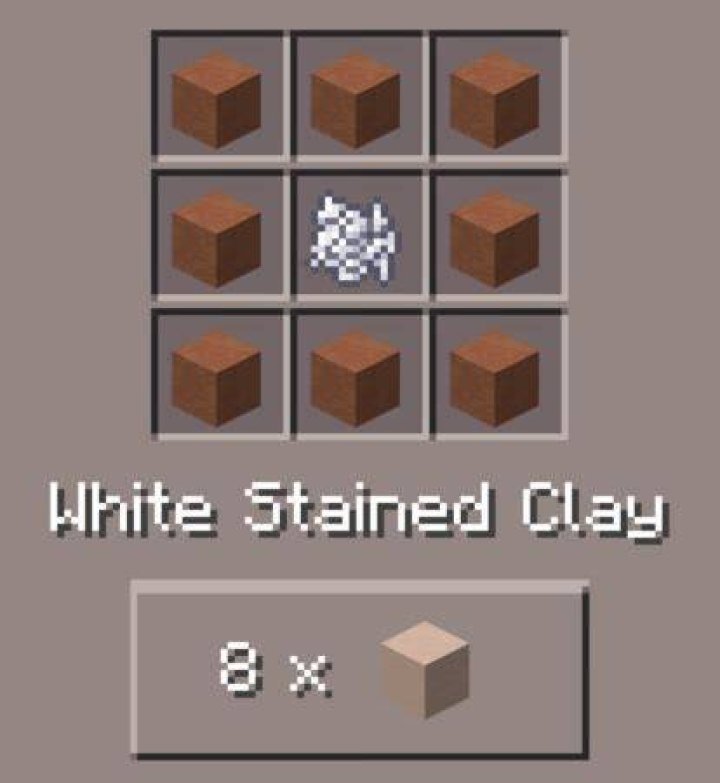 How to make stained clay in minecraft
