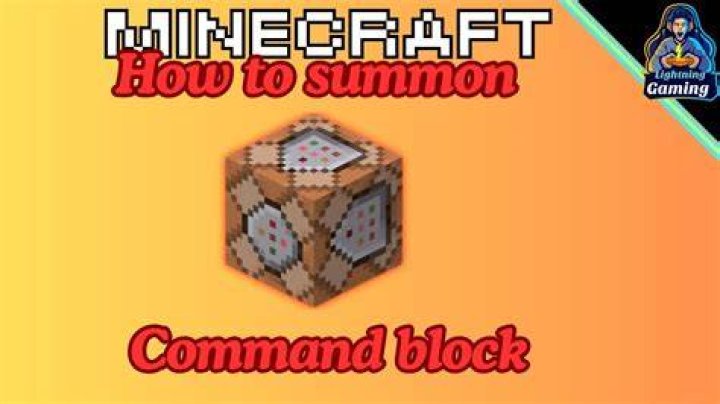 How to summon a block in minecraft