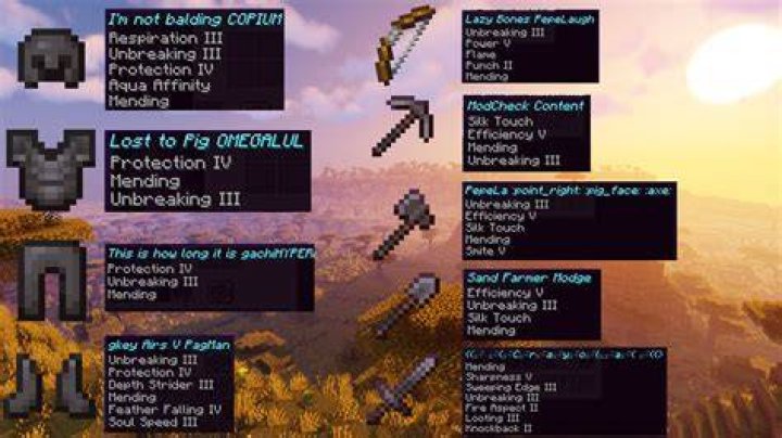 How to take enchantments off armor minecraft