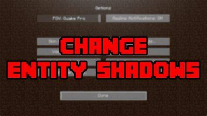 How to turn off shadows in minecraft