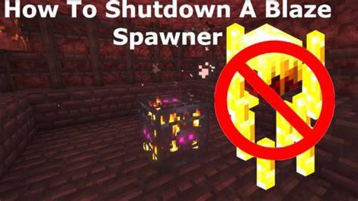 Minecraft how to stop blazes from spawning