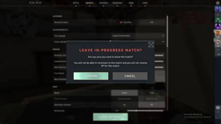 What happens if you leave a valorant game