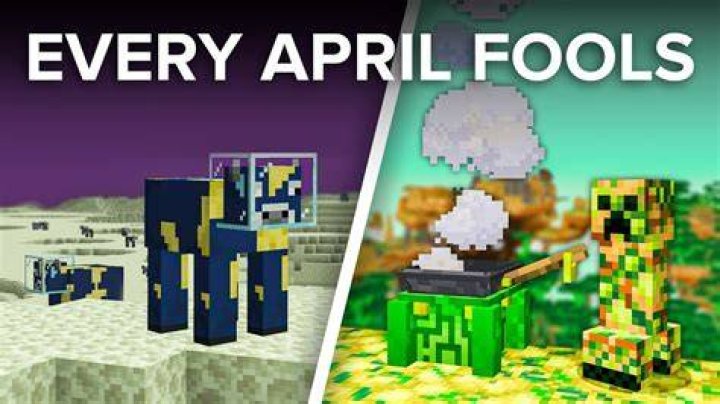 What is the 2021 minecraft april fools