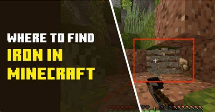 Where to find iron ore in minecraft