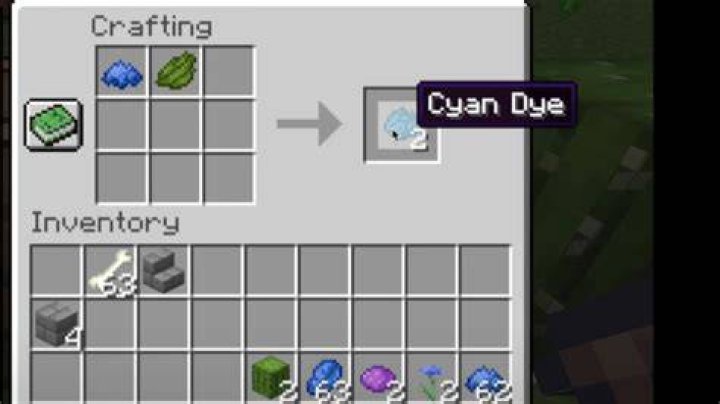 Where to get cyan dye in minecraft